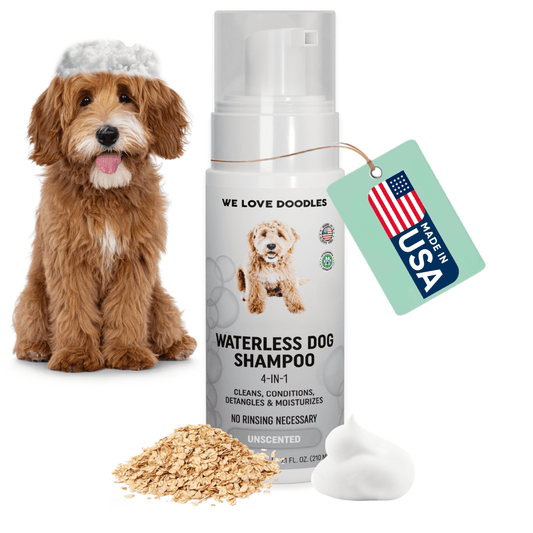 Waterless Dog Shampoo, No Rinse Foam, 7.1 oz (Unscented)