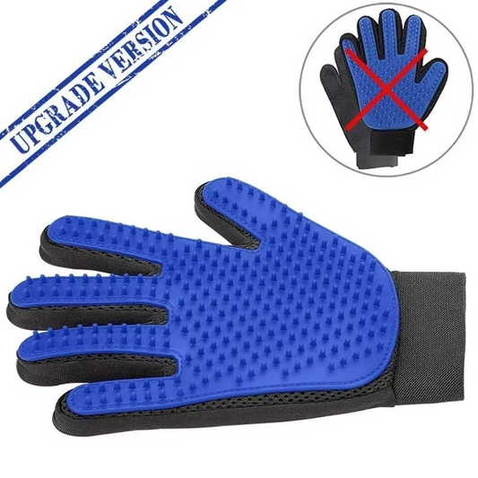 Silicone Pet Grooming Gloves Cat Dog Hair Remover Bath Brush