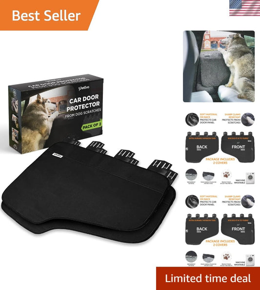 Waterproof Pet Car Door Protectors 27 x 22 in Two-Pack