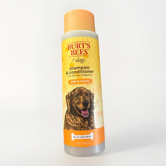 BURT'S BEE'S For Dogs Shampoo & Conditioner Milk & Honey 12 oz FFP10128