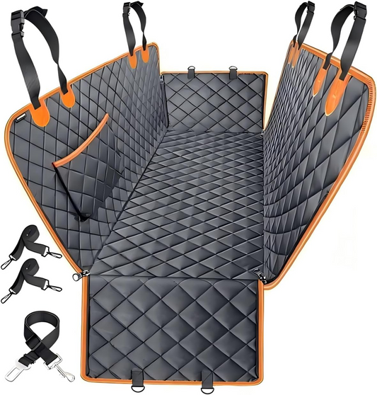 Dog Car Seat Cover for Back Seat, 100% Waterproof 600D Oxford Cloth Non-Slip ...
