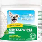 give your dog fresh breath with dog dental wipes
