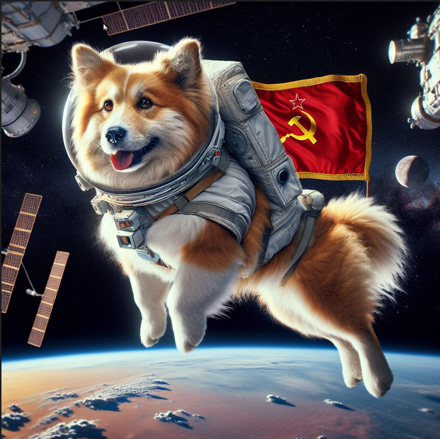 Russian dog in space