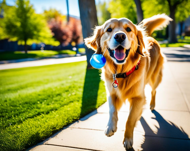 hot dog on walk