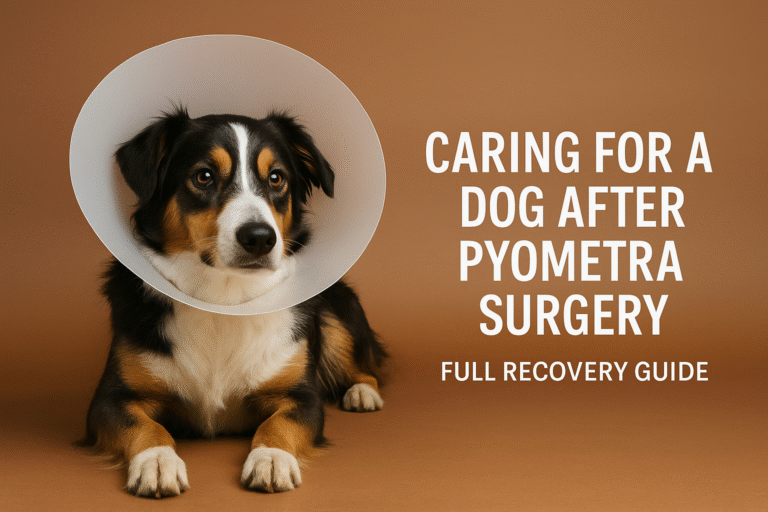 Caring For a Dog After Pyometra Surgery👀