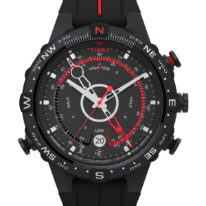 Intelligent Quartz® Tide Temp Compass 45mm Silicone Strap Watch