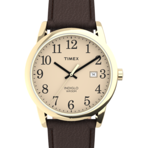 Easy Reader 38mm Leather Strap Watch - Default