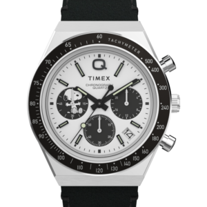 Peanuts® x Q Timex® Snoopy 40mm Leather Strap Watch  