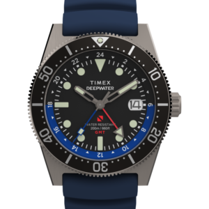 Deepwater Reef 200 GMT 41mm Synthetic Rubber Strap Watch