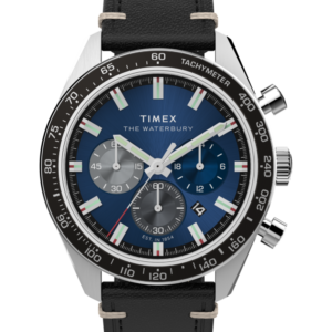 Waterbury Traditional Chronograph 41mm Leather Strap Watch