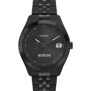 Timex x Wednesday Timex Legacy 36mm Stainless Steel Bracelet Watch