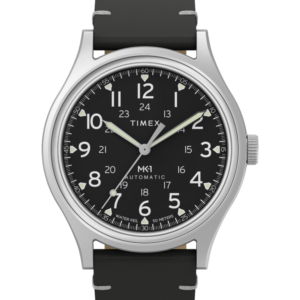 Timex MK1 Automatic 40mm Leather Strap Watch