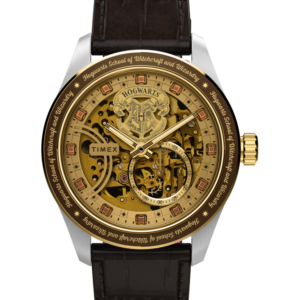 Harry Potter x Timex Waterbury Skeleton Automatic 39mm Leather Strap Watch