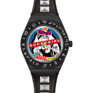 SUPERGIRL x Blondie x Q Timex 36mm Leather Strap Watch